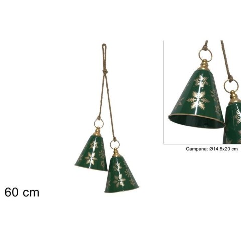 APPENDINO 2 CAMPANE METALLO VERDE